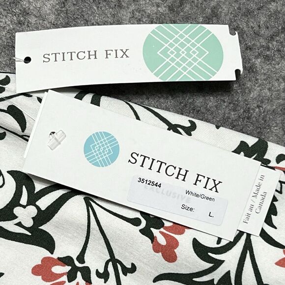 Magareth M. Deandra Skirt Women's L Floral A-line Rayon Blend Stretch Stitch Fix - Picture 9 of 14